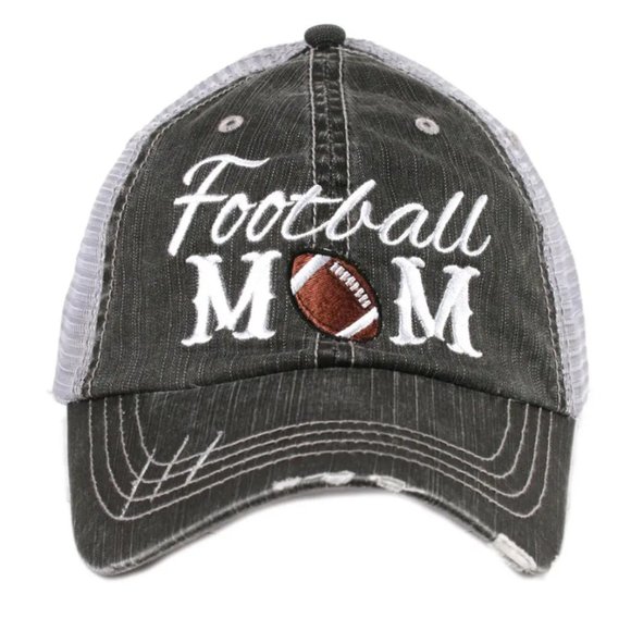 FOOTBALL MOM TRUCKER HAT - Picture 2 of 2
